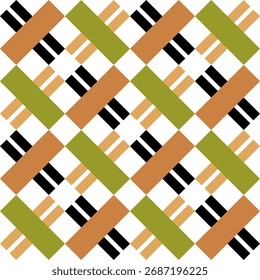 Motif géométrique abstrait harmonieux. Illustration vectorielle.