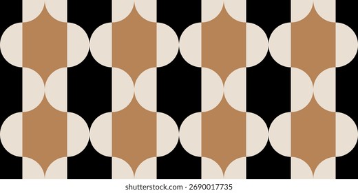 Seamless abstract geometric pattern. Vector Illustration.