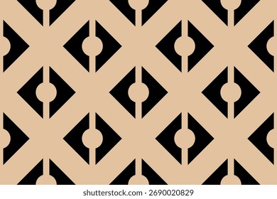 Seamless abstract geometric pattern. Vector Illustration.