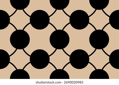 Padrão geométrico abstrato sem emenda. Ilustração de vetor.