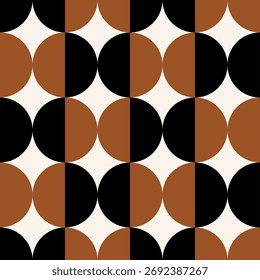 Seamless abstract geometric pattern. Vector Illustration.