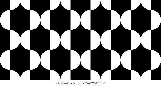 Padrão geométrico abstrato sem emenda. Ilustração de vetor.