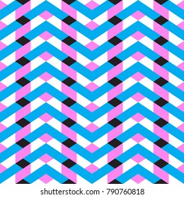 Seamless abstract geometric pattern. Vector.