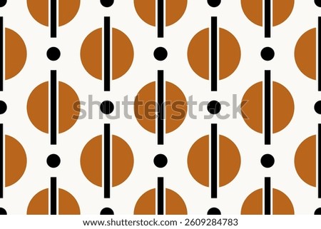 Seamless abstract geometric pattern. Vector Illustration.