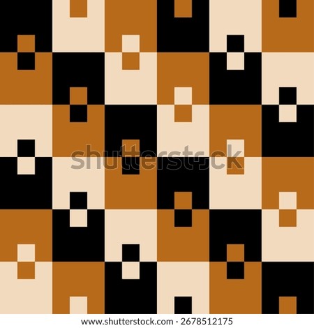 Seamless abstract geometric pattern. Vector Illustration.