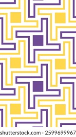 Seamless abstract geometric pattern. Vertical Vector Illustration. Reflectarray antenna background.