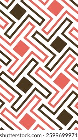 Seamless abstract geometric pattern. Vertical Vector Illustration. Reflectarray antenna background.