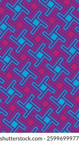 Seamless abstract geometric pattern. Vertical Vector Illustration. Reflectarray antenna background.