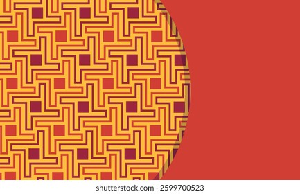 Seamless abstract geometric pattern. Vertical Vector Illustration. Reflectarray antenna background. Template copy space and negative space. 