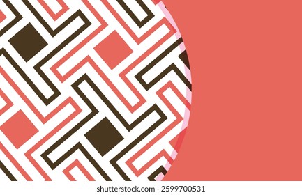 Seamless abstract geometric pattern. Vertical Vector Illustration. Reflectarray antenna background. Template copy space and negative space. 