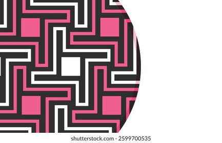 Seamless abstract geometric pattern. Vertical Vector Illustration. Reflectarray antenna background. Template copy space and negative space. 