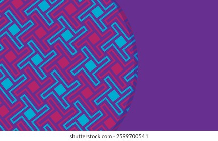 Seamless abstract geometric pattern. Vertical Vector Illustration. Reflectarray antenna background. Template copy space and negative space. 