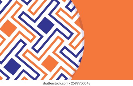 Seamless abstract geometric pattern. Vertical Vector Illustration. Reflectarray antenna background. Template copy space and negative space. 