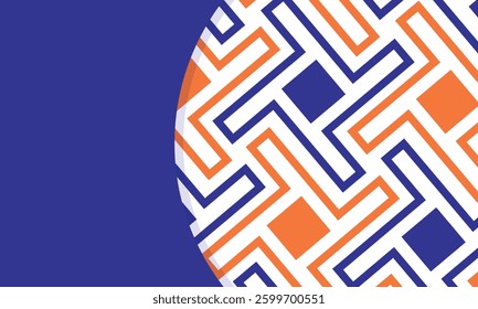 Seamless abstract geometric pattern. Vertical Vector Illustration. Reflectarray antenna background. Template copy space and negative space. 