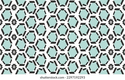 Seamless abstract geometric pattern. for wallpaper wrapping, pattern filling, web background, texture. Vector Illustration.