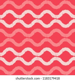 Seamless abstract geometric pattern. Wave. Mosaic texture. Brushwork. Hand hatching. Scribble texture. Textile rapport.