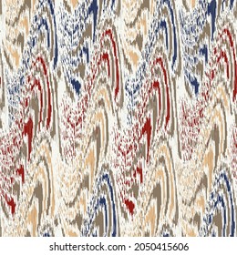 Seamless abstract geometric pattern of wavy stripes.
