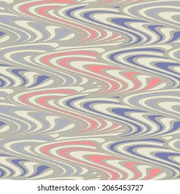 Seamless abstract geometric pattern of wavy stripes.
