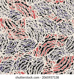 Seamless abstract geometric pattern of wavy stripes.

