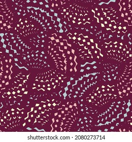 Seamless abstract geometric pattern of wavy stripes.
