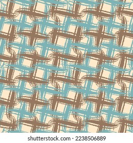 Seamless abstract geometric pattern of wavy stripes.

