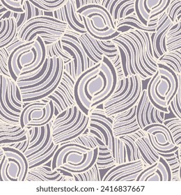 Seamless abstract geometric pattern of wavy stripes.
