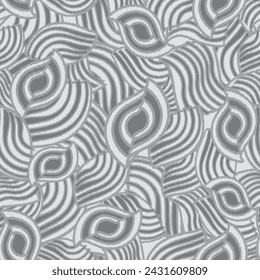 Seamless abstract geometric pattern of wavy stripes.
