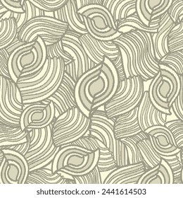 Seamless abstract geometric pattern of wavy stripes.
