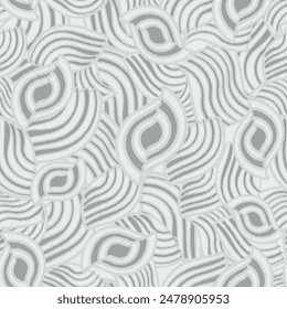 Seamless abstract geometric pattern of wavy stripes.
