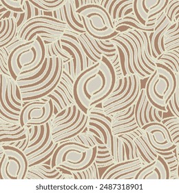 Seamless abstract geometric pattern of wavy stripes.
