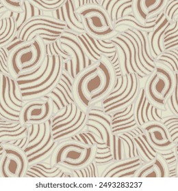 Seamless abstract geometric pattern of wavy stripes.
