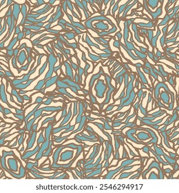 Seamless abstract geometric pattern of wavy stripes.
