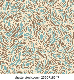 Seamless abstract geometric pattern of wavy stripes.
