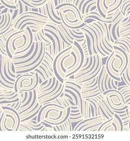 Seamless abstract geometric pattern of wavy stripes.
