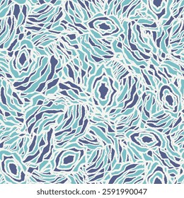 Seamless abstract geometric pattern of wavy stripes.
