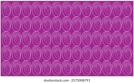 Seamless abstract geometric pattern in white on purple color background. Perfect for printing, design and textiles