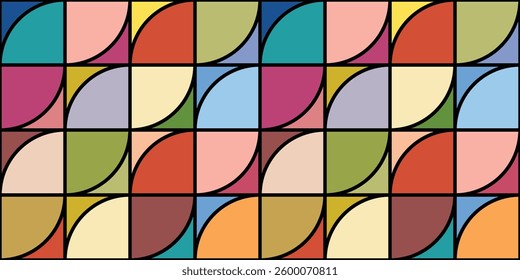 Seamless   abstract geometric print. Vector  illustration.