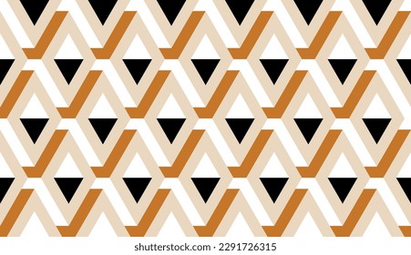 Seamless abstract geometric rhombus pattern. Vector Illustration.