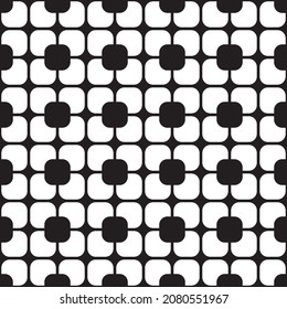 Fondo de patrón de mosaico redondeado geométrico abstracto sin soldadura