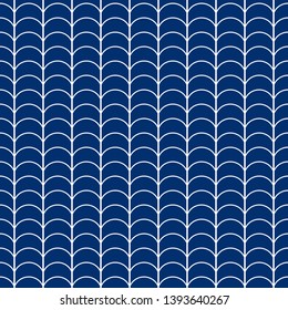 Seamless abstract geometric scale pattern background