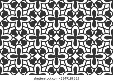 Seamless abstract geometric shape pattern. Seamless vector background pattern