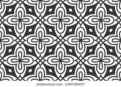 Seamless abstract geometric shape pattern. Seamless vector background pattern