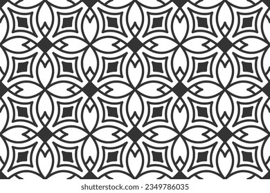 Seamless abstract geometric shape pattern. Seamless vector background pattern