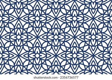 Seamless abstract geometric shape pattern. Seamless vector background pattern