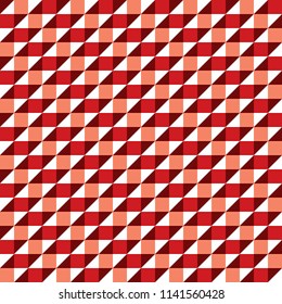 Seamless abstract geometric spiral ribbon pattern