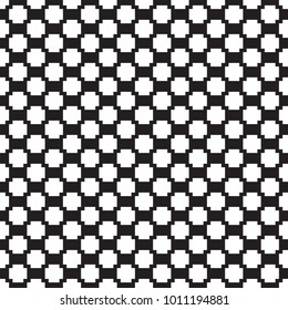 Seamless abstract geometric square pattern