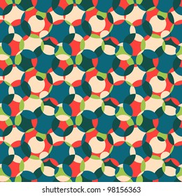 Seamless Abstract Geometric Texture. Vector Illustration of Mosaic