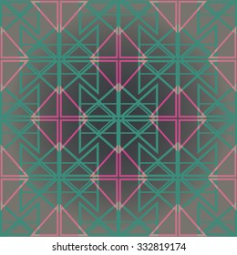 Seamless abstract geometric triangle art deco background pattern in vector.Art deco seamless retro pattern .