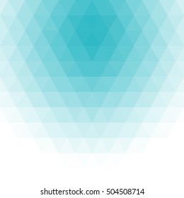seamless abstract geometric triangle background vector blue and white gradient