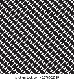 Seamless abstract geometric triangle interlock pattern